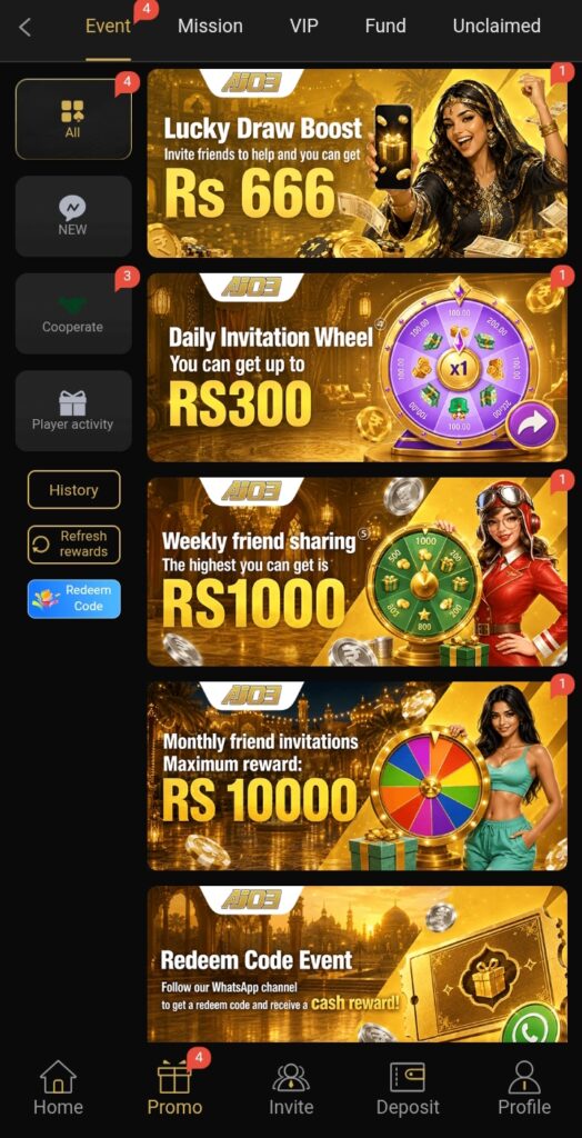 AJ03 bonuses