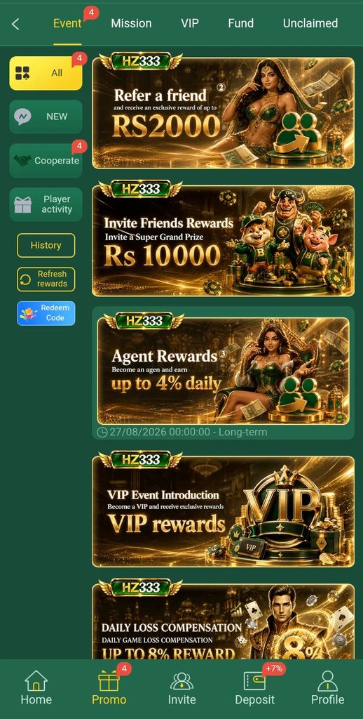 HZ333 bonuses