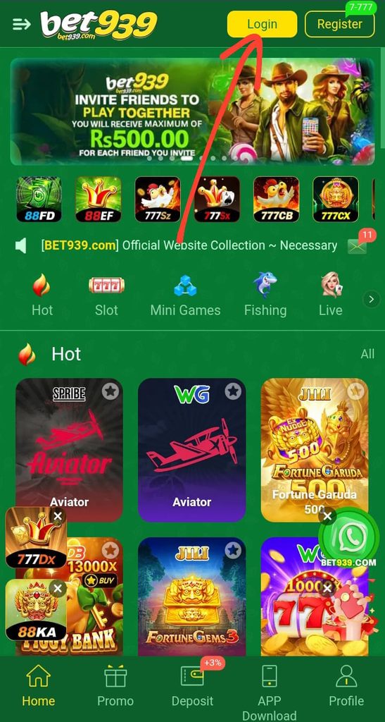 BET939 login